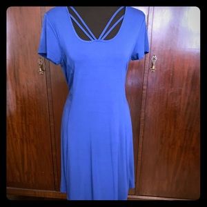 Cupio adorable blue tshirt dress size medium.